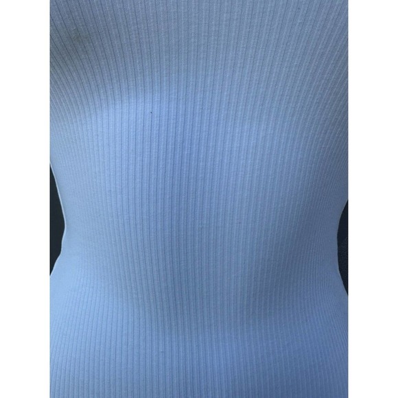 NWT Privacy Please "Emily" Ribbed One Shoulder Long Sleeve Bodysuit in Ivory XXS - Picture 12 of 12